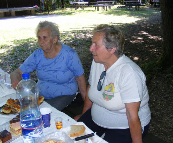 Klub dôchodcov Nižná Slaná - Stretnutie klubu 18.7.2014