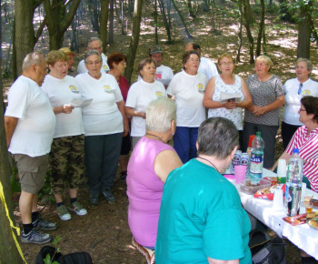 Klub dôchodcov Nižná Slaná - Stretnutie klubu 18.7.2014